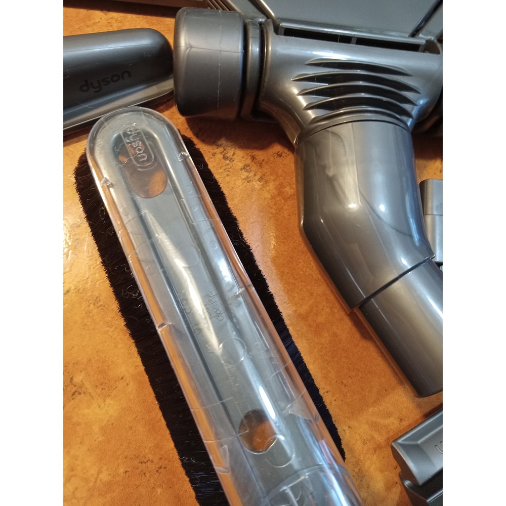 Dyson Vacuum Attachment Set Tangle-Free Turbine Flat Out Tool Stiff Brush 6pc - Picture 6 of 8